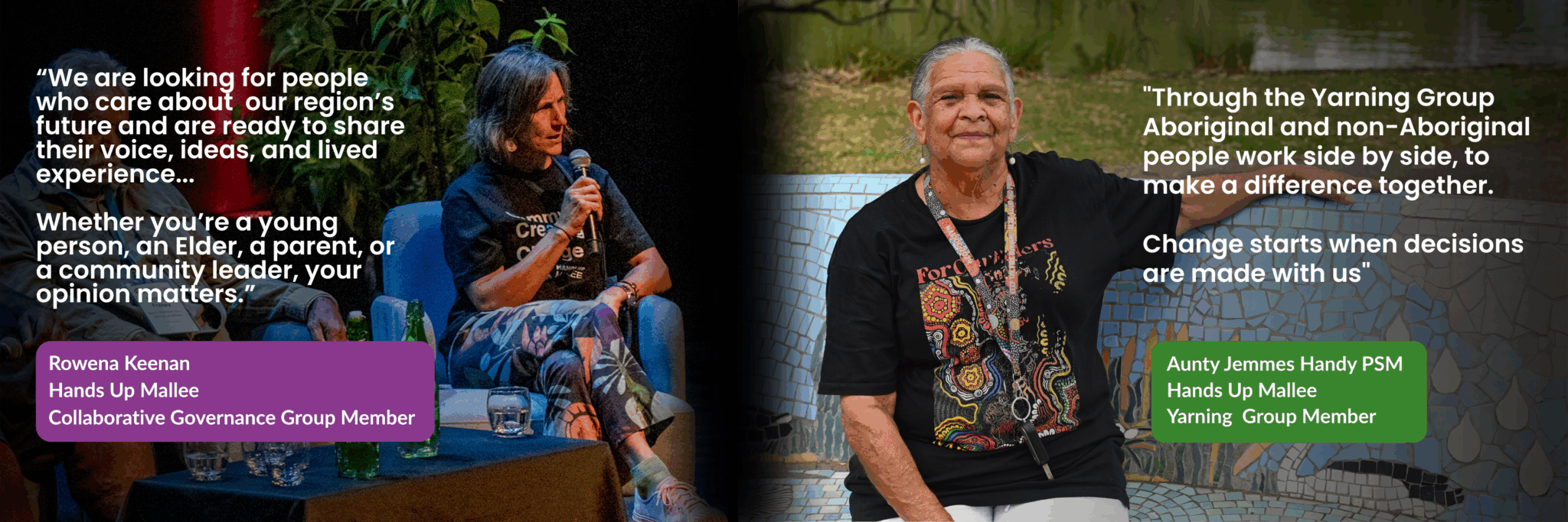 Hands Up Mallee Call for Local community Voices