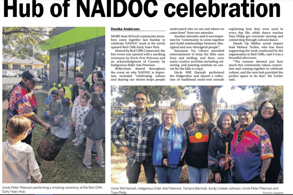 July 2024 - Red Cliffs Hub_NAIDOC week_2025