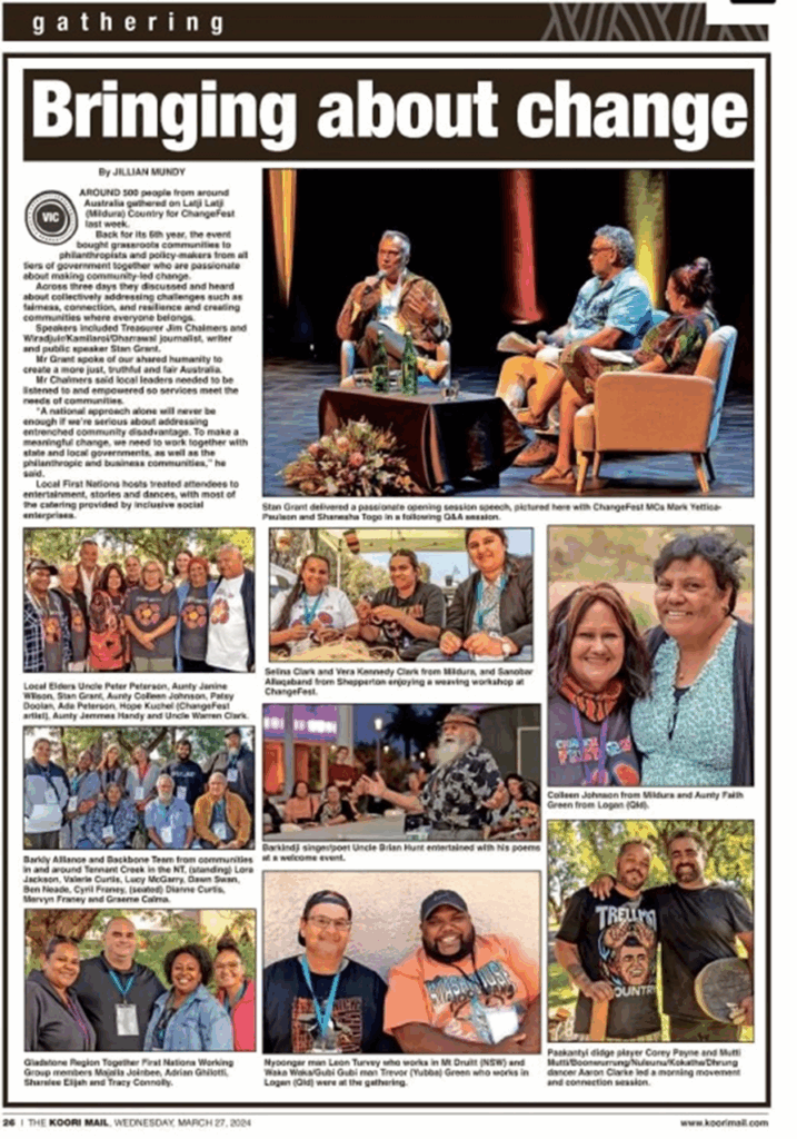 Mar 27 2024 - Koori Mail Bringing about change